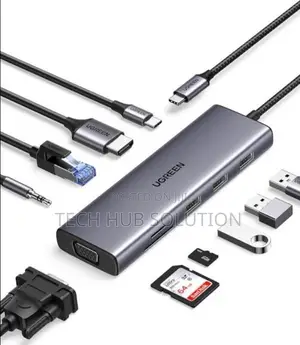 10 in 1 Type C USB Hub