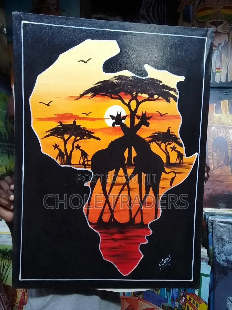 New African Art Paintings for Sale