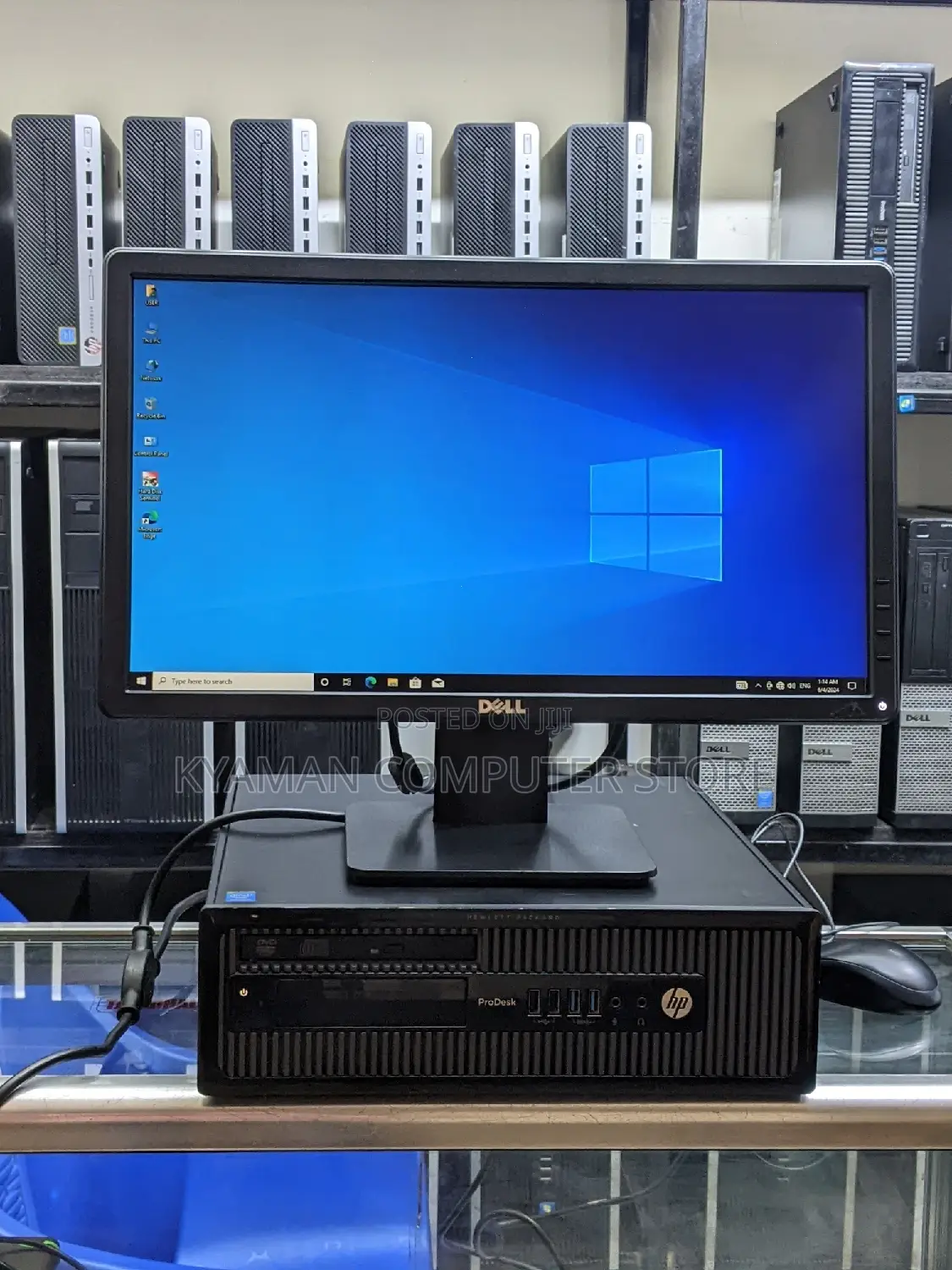 Desktop Computer HP ProDesk 400 4GB Intel Pentium HDD+SSD 500GB