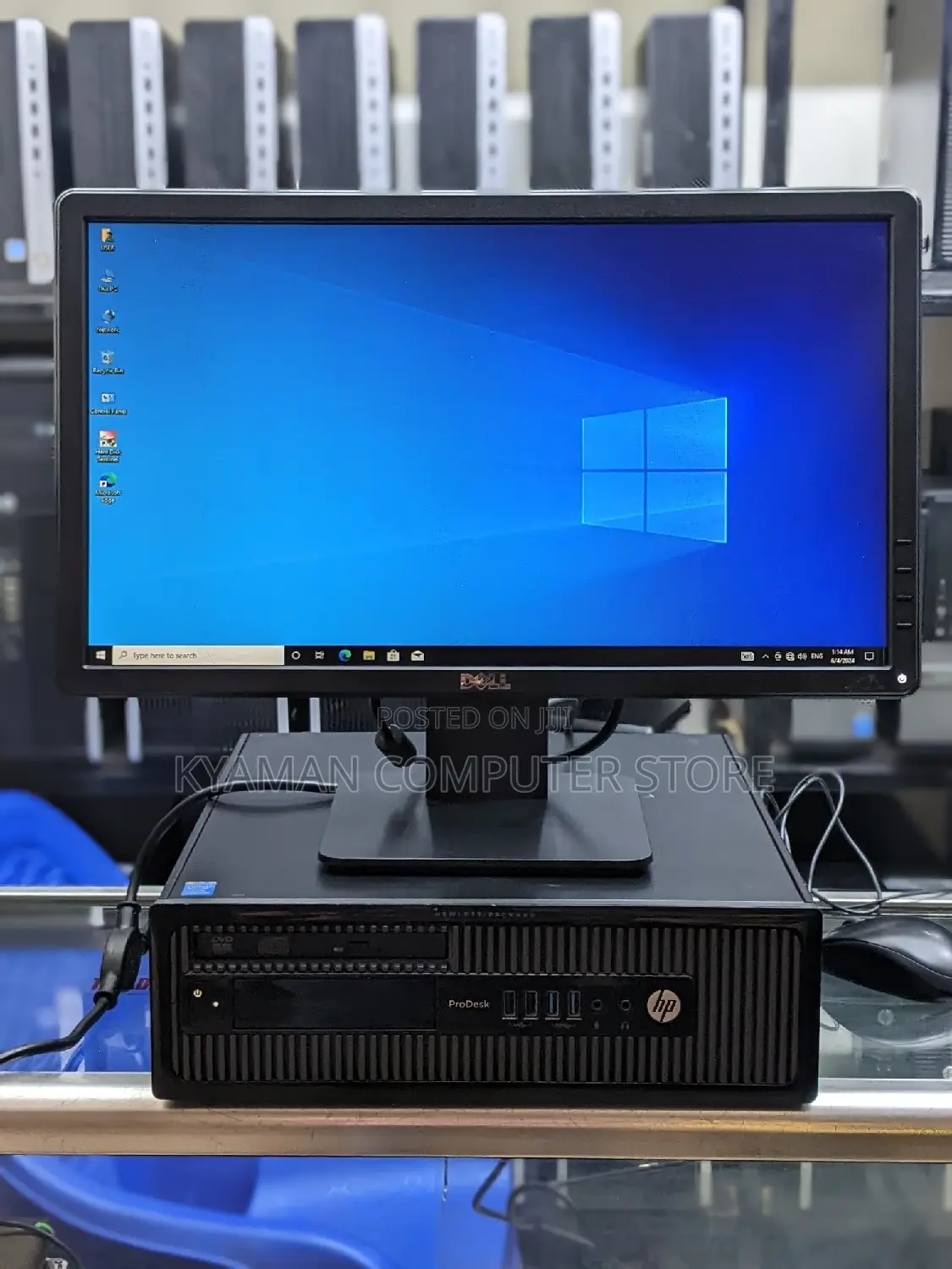 Desktop Computer HP ProDesk 400 4GB Intel Pentium HDD+SSD 500GB