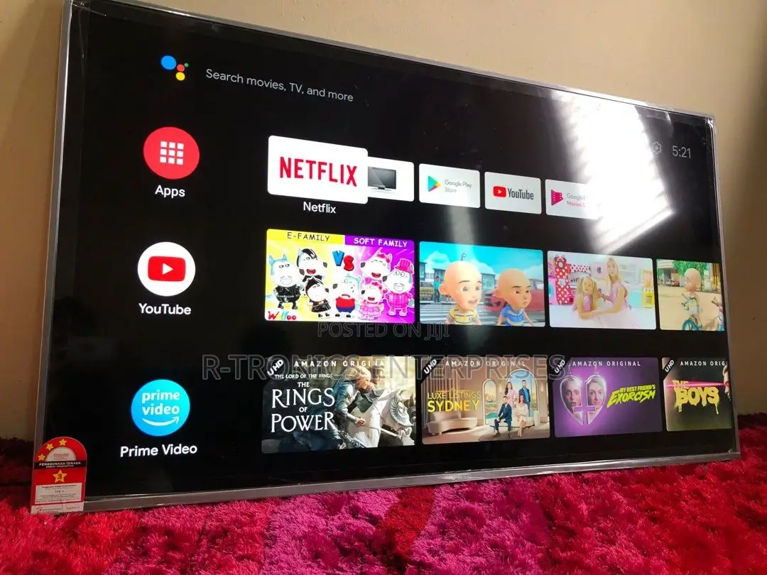 Haier 65 Inch Android Smart Frameless LED Television