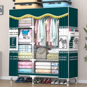 Household Wardrobe Wooden Materials 4-Doors/Quality Brackets