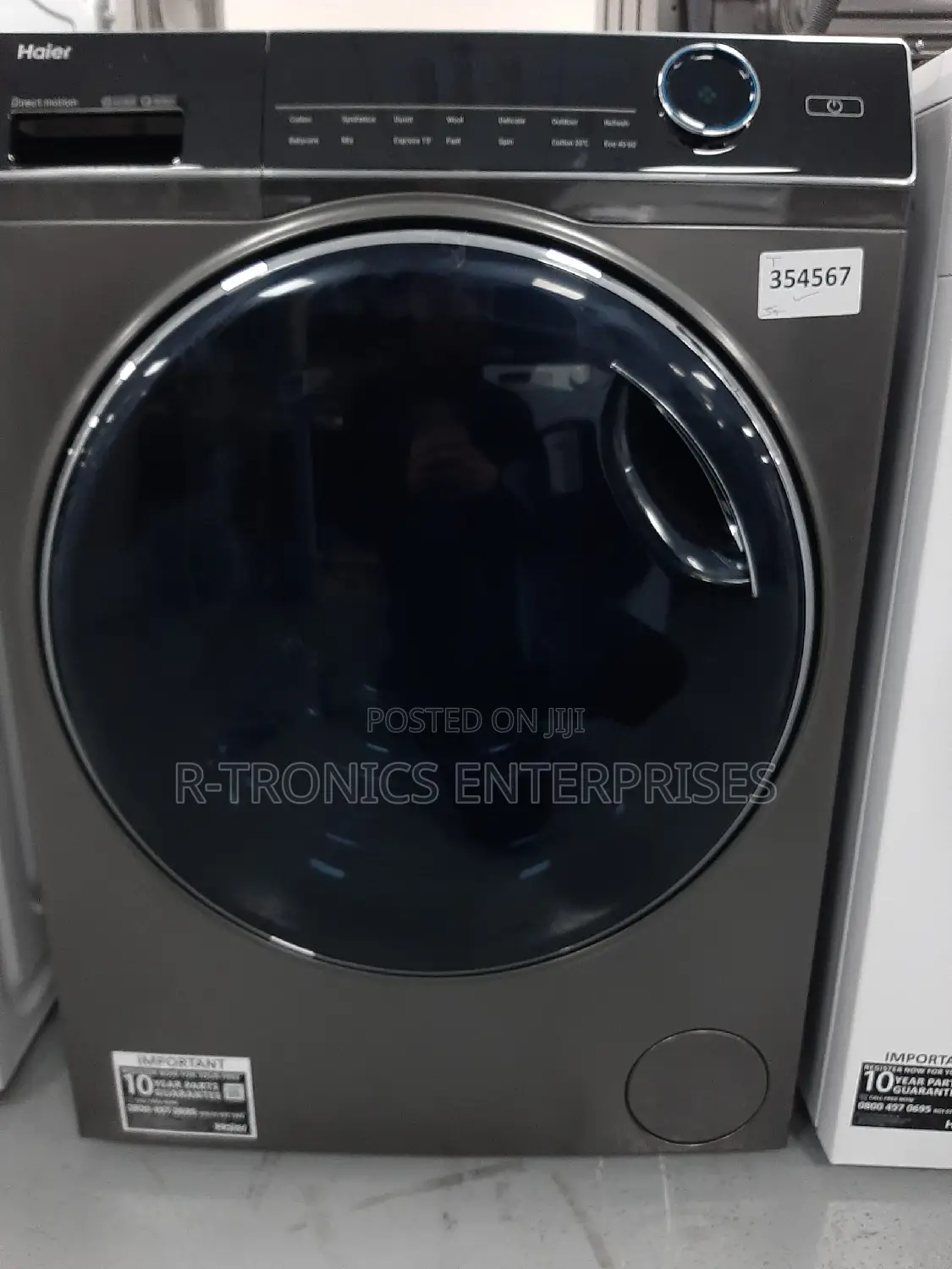 Haier 10kg 1400 Spin Front Load Washing Machine