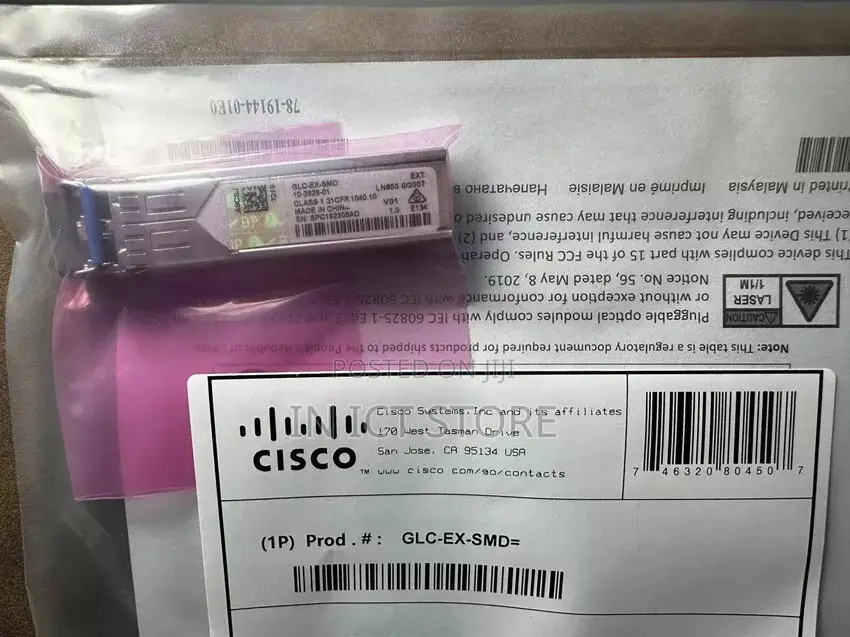 Cisco GLC-Ex-SMD 1000base-Ex, 40km SFP Module
