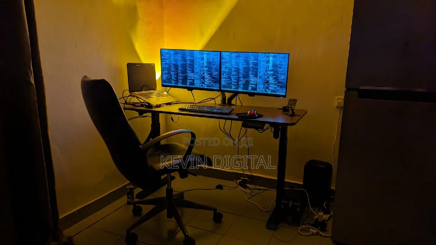 Benq Monitors + Dual Desk Mount