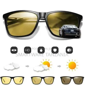 Polarized Photochromic Sunglasses Night Vision HD Driving