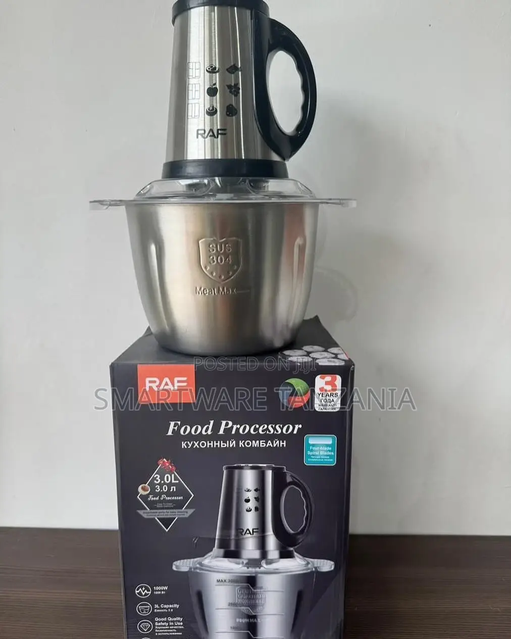 2 Speeds 1000W Electric Food Processor Chopper Meat Grinder