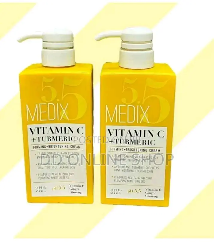 Medix Body Treatment Cream,Vitamin C and Tumeric