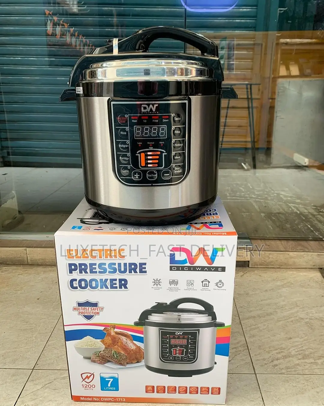 Dw Pressure Cooker 7 Liters Digital