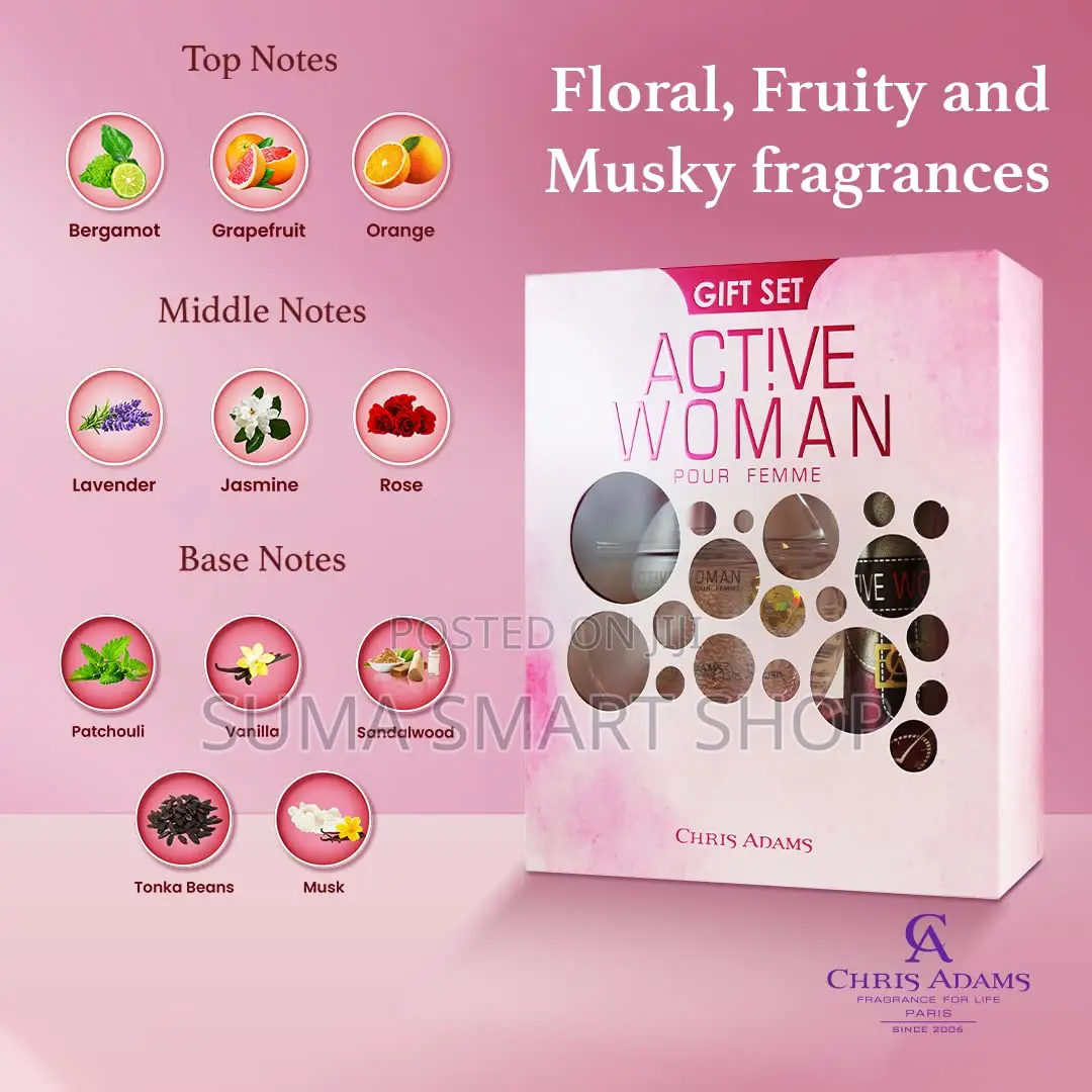 ACTIVE WOMAN Perfume Set .