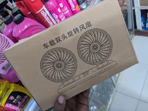 360° Adjustable Dual Head Air-Vent Motor Vehicle Fan