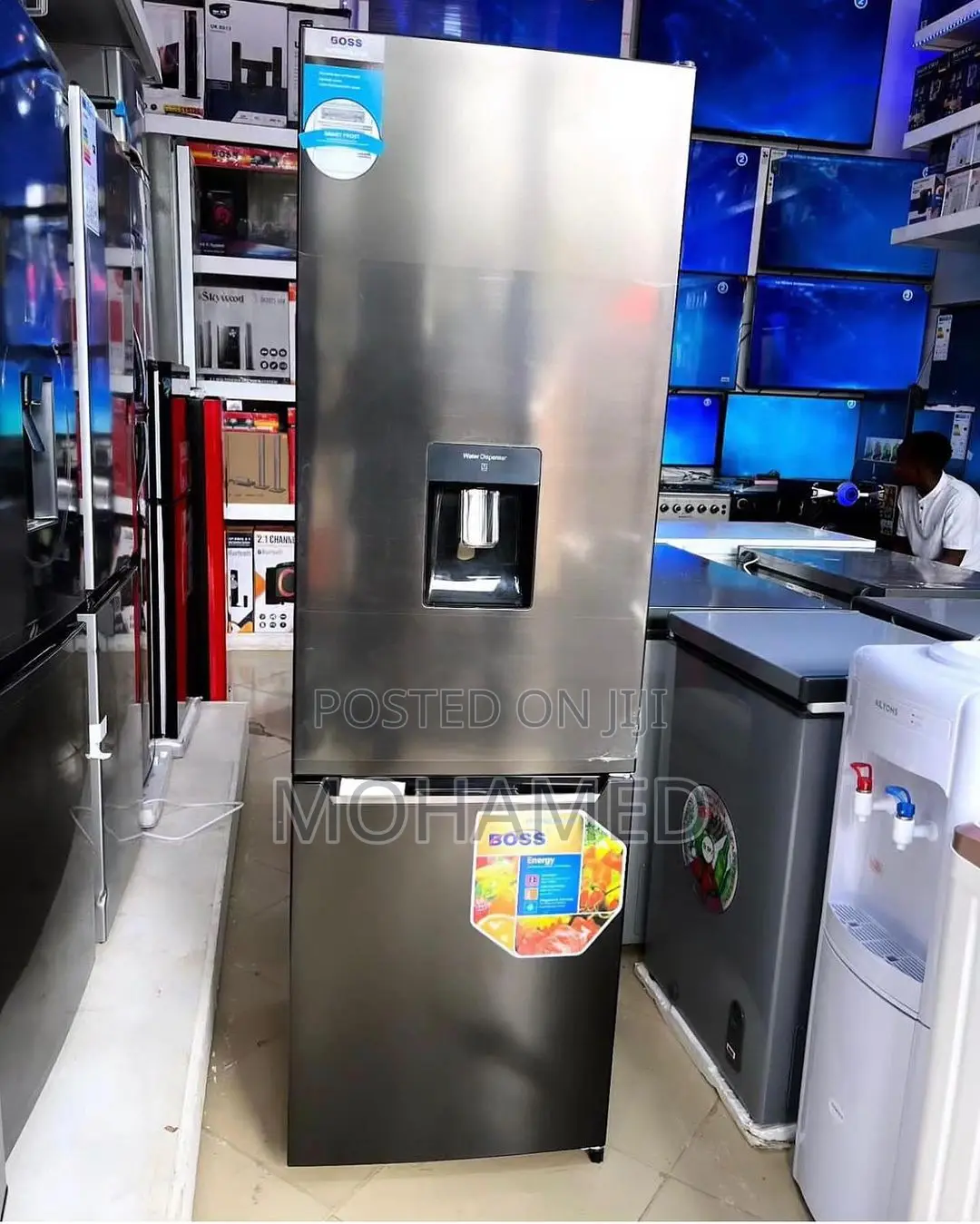 Boss Fridge/Friji With Water Dispenser