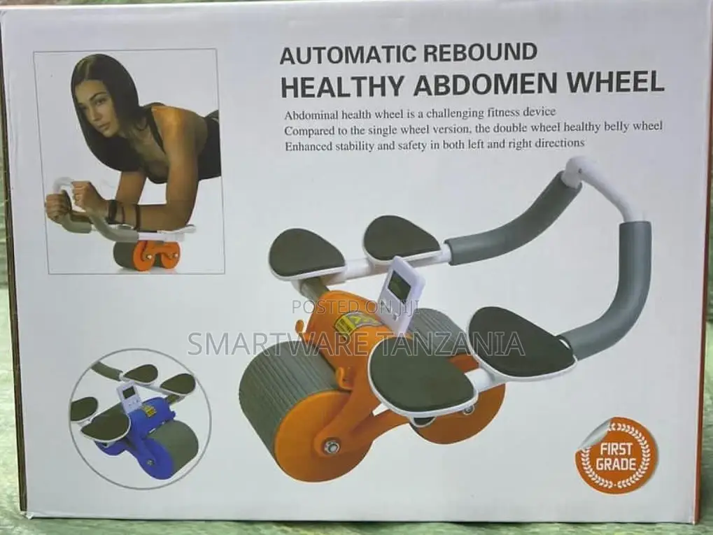 Ab Roller Wheel With Elbow Support Rebound Abdominal Wheel