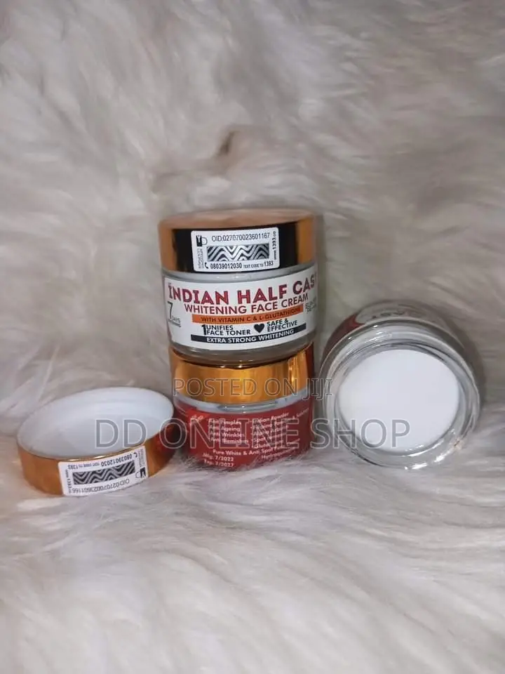 Indian Half Cast Whitening Face Cream