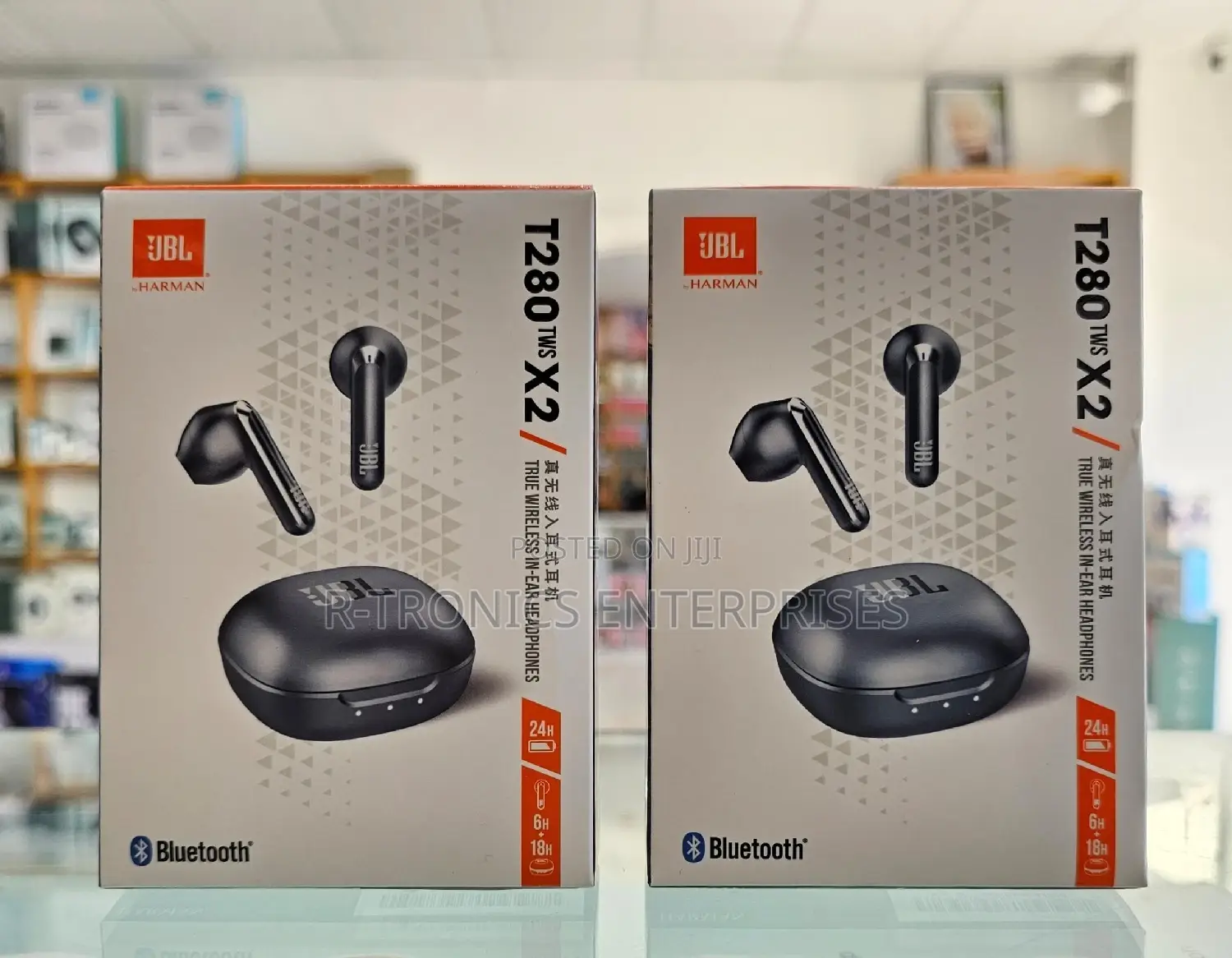 JBL T280twsx2 Bluetooth Earphones