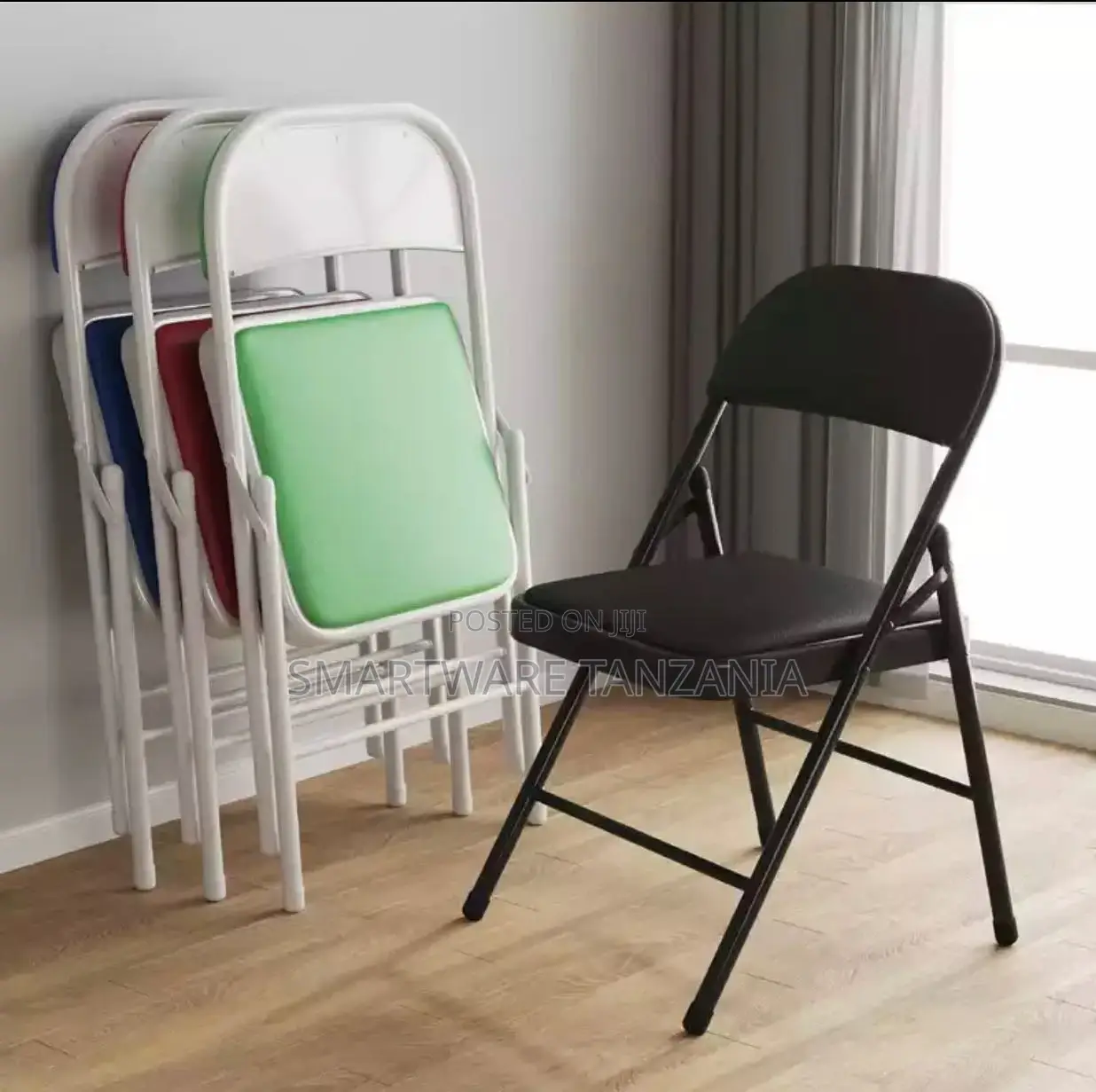 Folding Chair, Ergonomic Foldable Office Chair, For Home