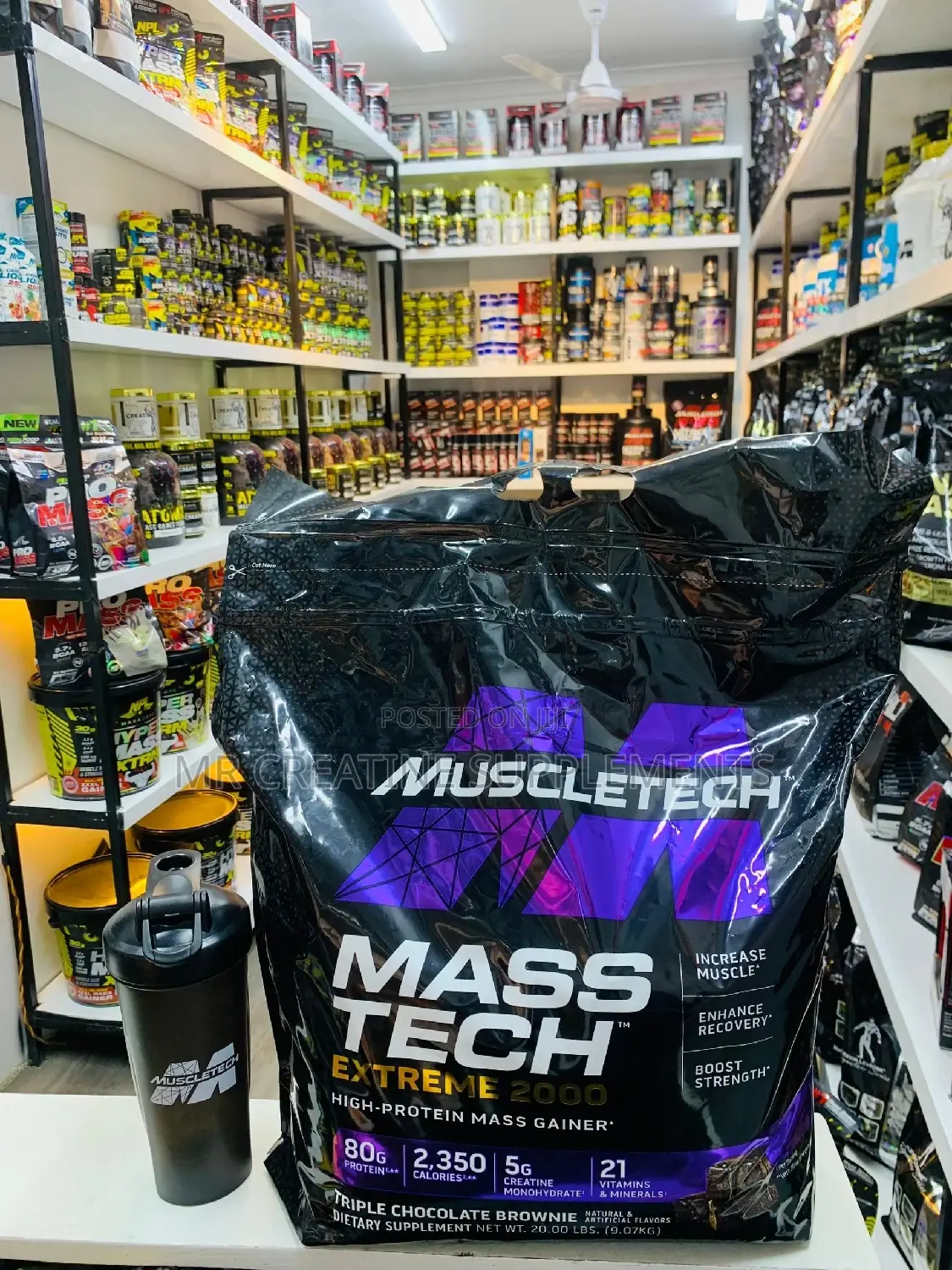 9kg Muscletech 2000 Extreme Protein Powder Poda Kujaza Mwili