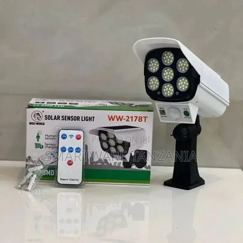 LED Solar Lamp For Outdoor Home Garden With Remote Control