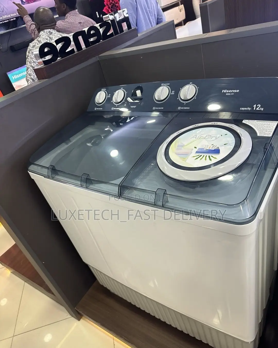 Hisense Washing Machine 12kg Semi-Auto