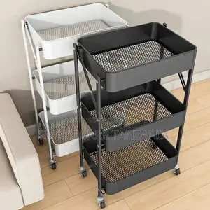 Stackable Storage Drawers Foldable Kitchen Cart Storage