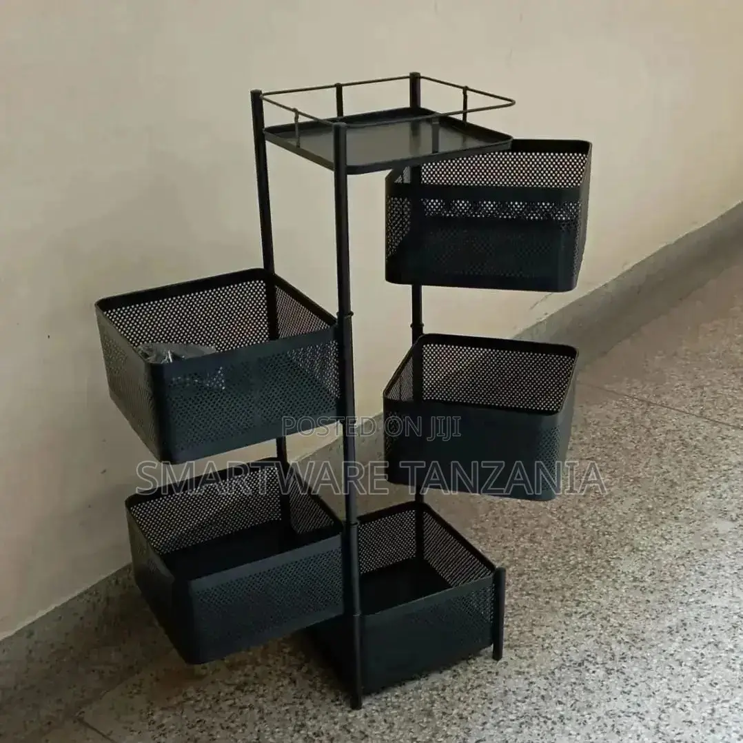 360° Kitchen Rotating Vegetable Rack Kitchen Storage Rack