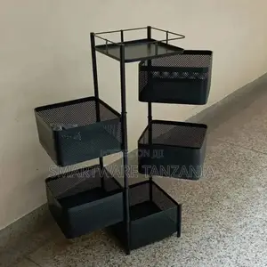 360° Kitchen Rotating Vegetable Rack Kitchen Storage Rack