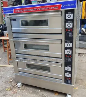 Commercial Electric Oven 3 Deck With 6 Trays