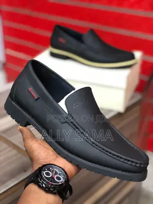 Mens Loafers Clarks Black