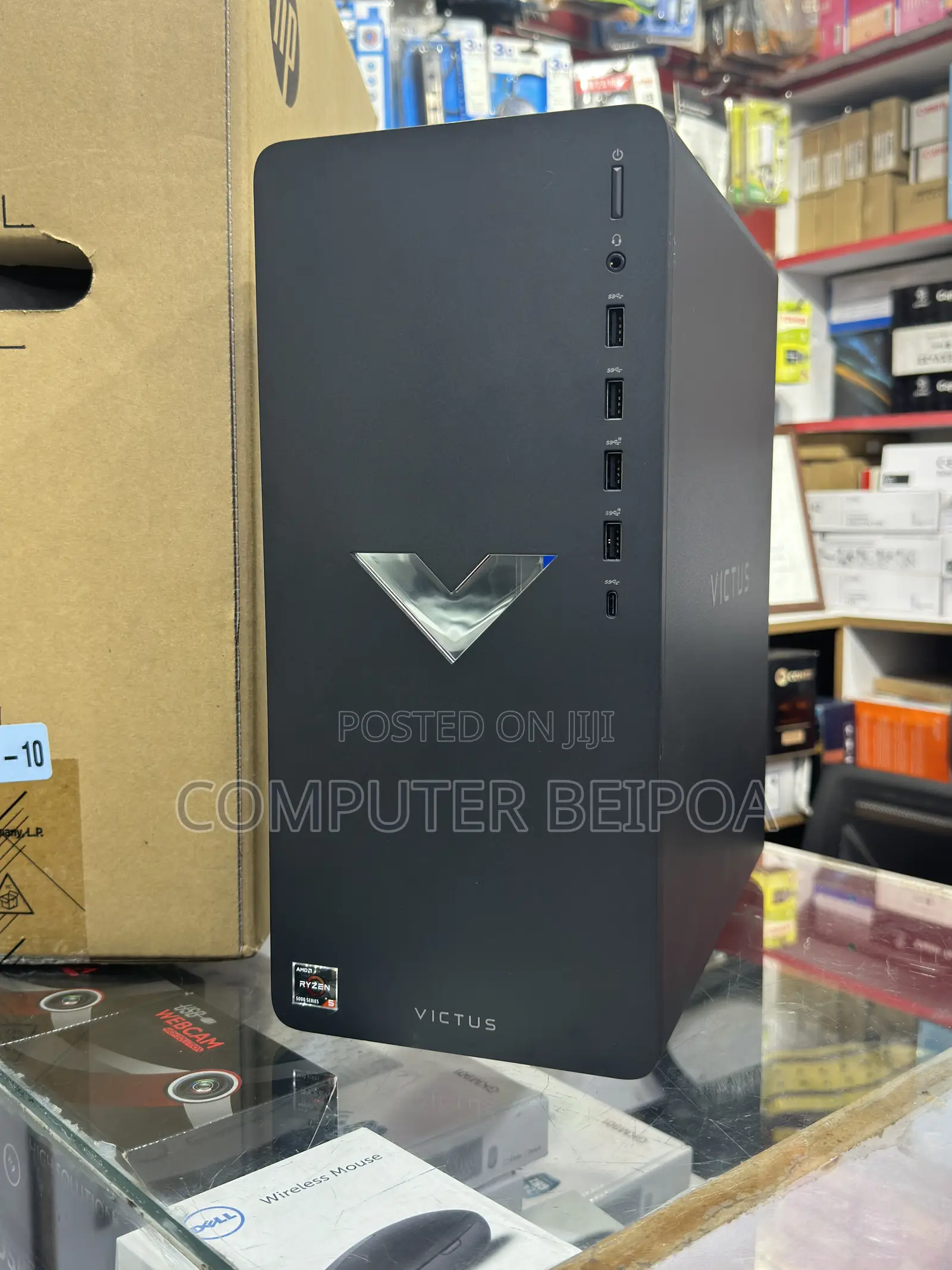 New Desktop Computer HP Victus 15L 16GB AMD Ryzen 5 SSD 512GB