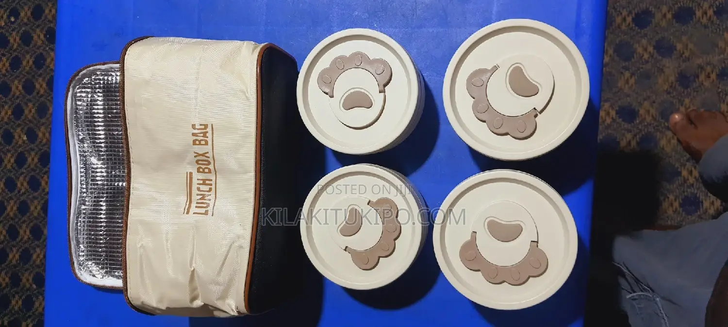 Lunch Box Bag With 4pcs Pots