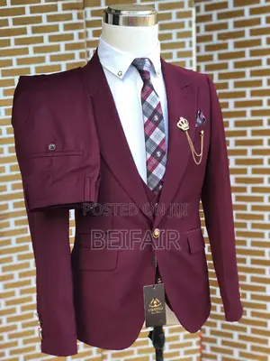 Suti Za Kiume | Men's Suits | Maroon
