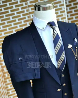 Suti Za Kiume | Men's Suits | Dark Blue Suits