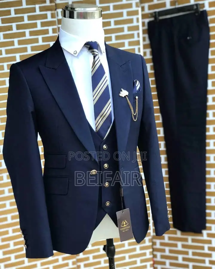 Suti Za Kiume | Men's Suits | Dark Blue Suits