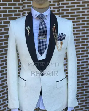 Suti Za Kiume | Men's Suits | Black and White