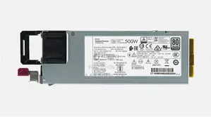 HPE 500W Flex Slot Platinum Hot Plug Low Halogen Power Suppl