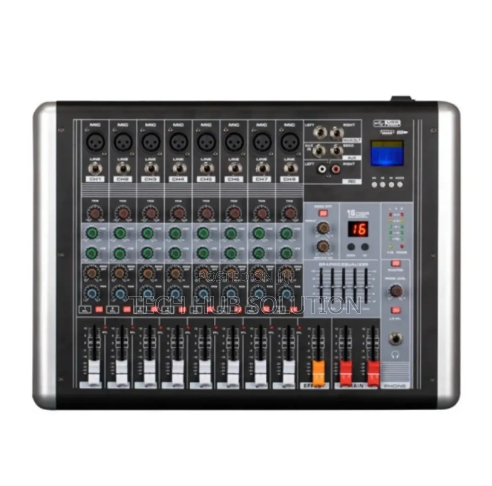 Mixer 12ch 350W Powered Dmx12 12ch 350W Power Mixer
