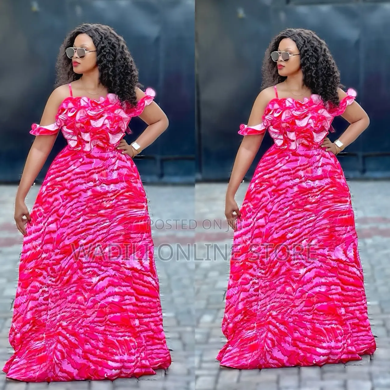 Long Roses Dress Available