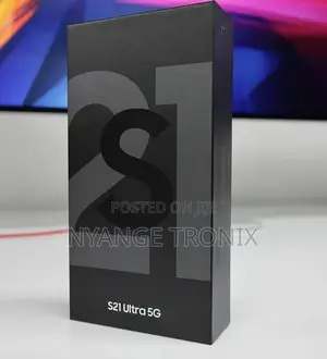 New Samsung Galaxy S21 Ultra 5G 128 GB Black