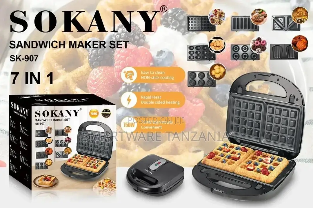 3 IN 1 Multifunctional SANDWICH MAKER (Grill ,Toast, Waffle)