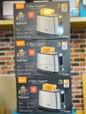 RAF 2 Slice Toaster R.507- Black/Silver
