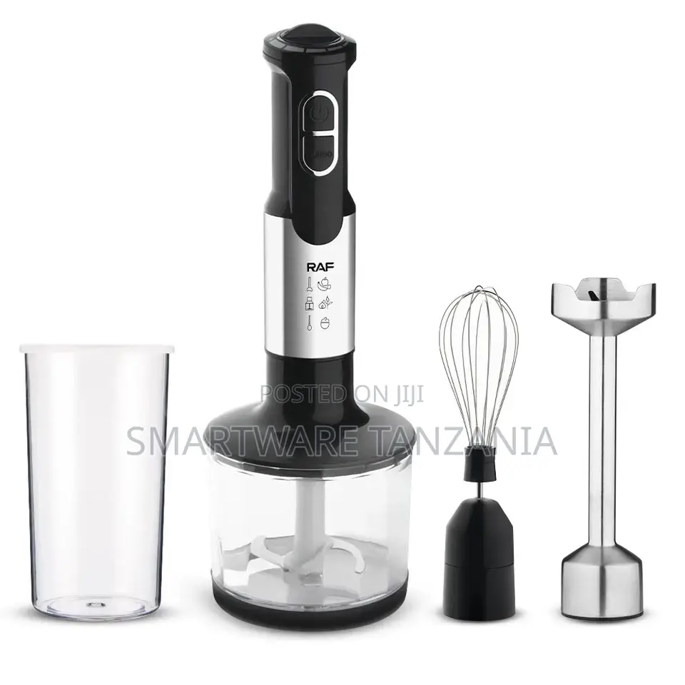 3 In 1 Hand Blender With Electric Whisk 650ml Chopper