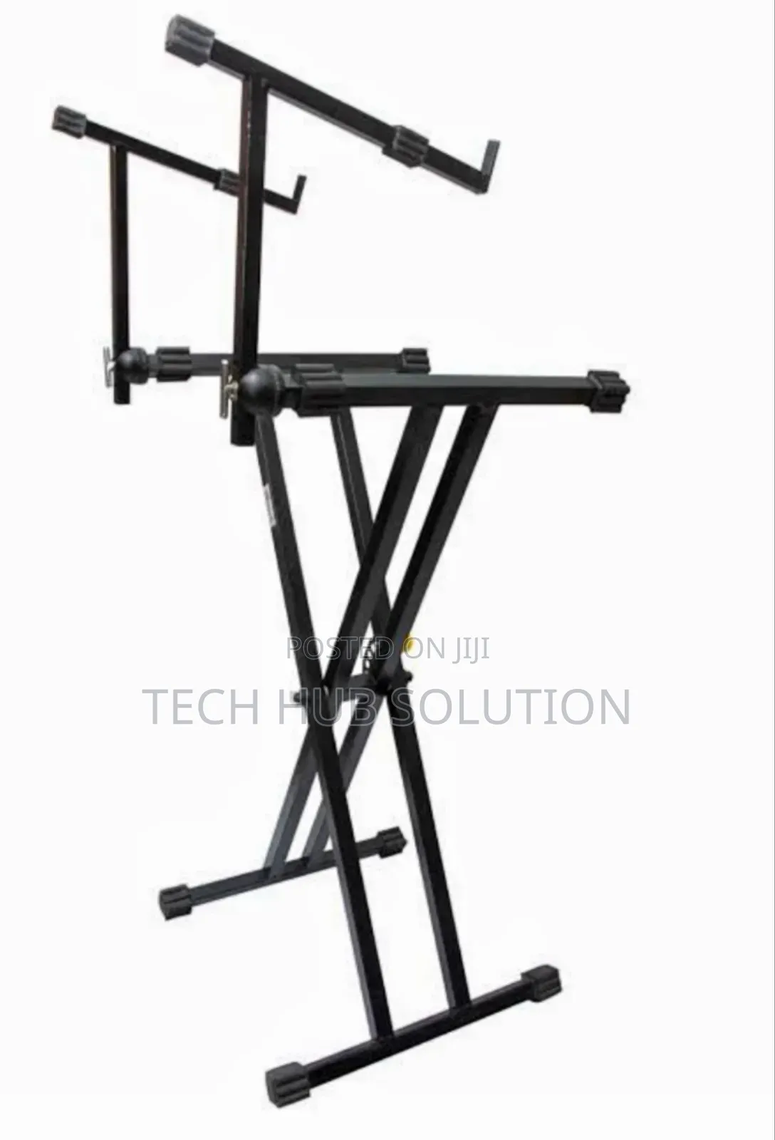 Metal Double Keyboard Stand