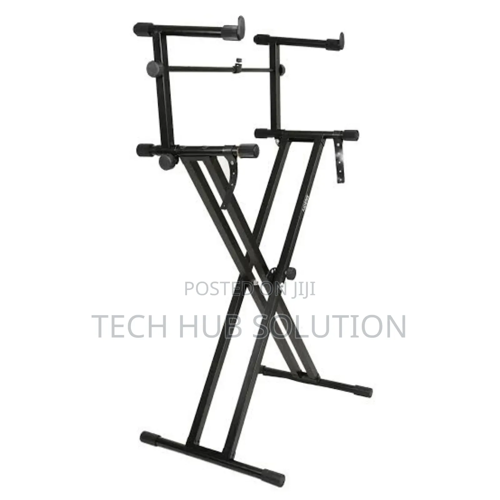 Metal Double Keyboard Stand