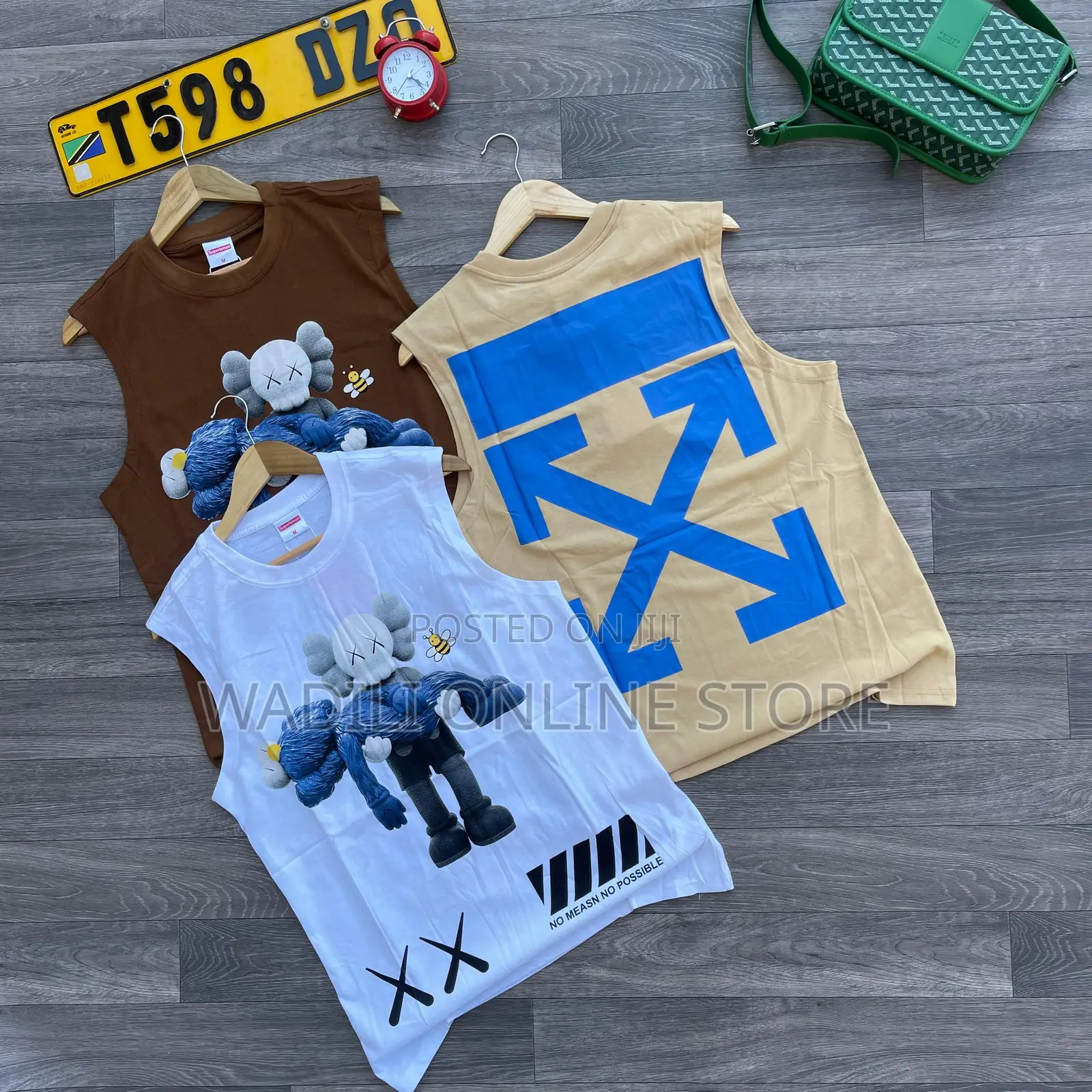 Vests Tshirts Available