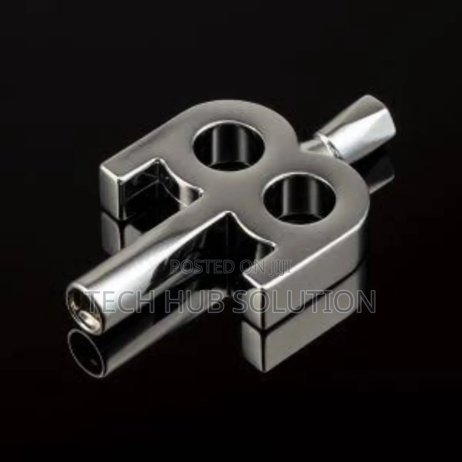 Drum Key Lock-Black Metal