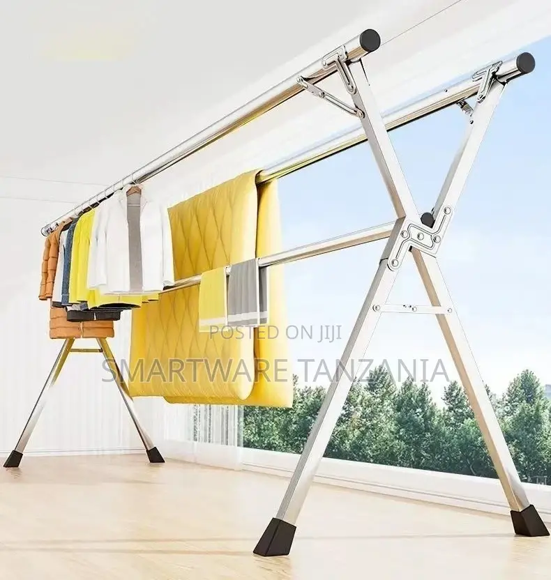Collapsible Drying Rack Clothing, Stainless Steel Hanging