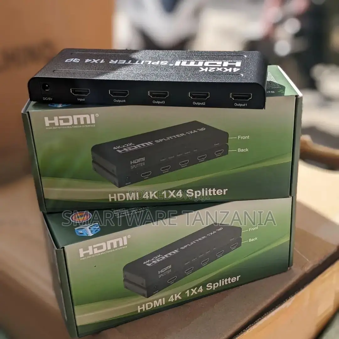 Splitter Box HDMI Splitters 1 Input 4 Outputs 4 Ways HDMI