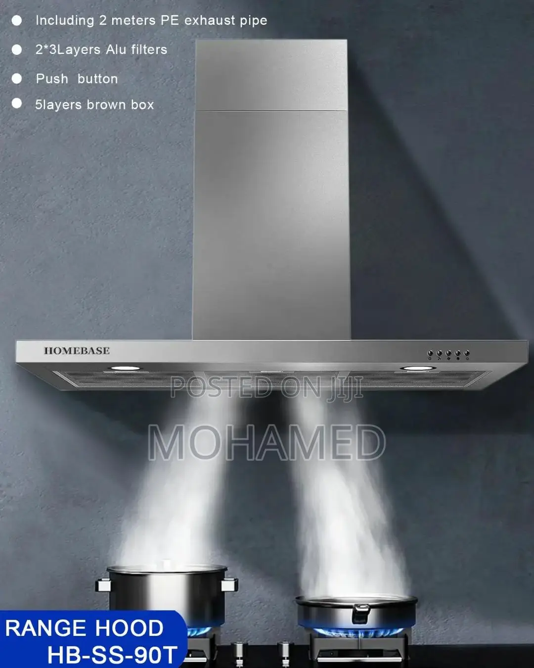 Homebase Range Hood 90cm