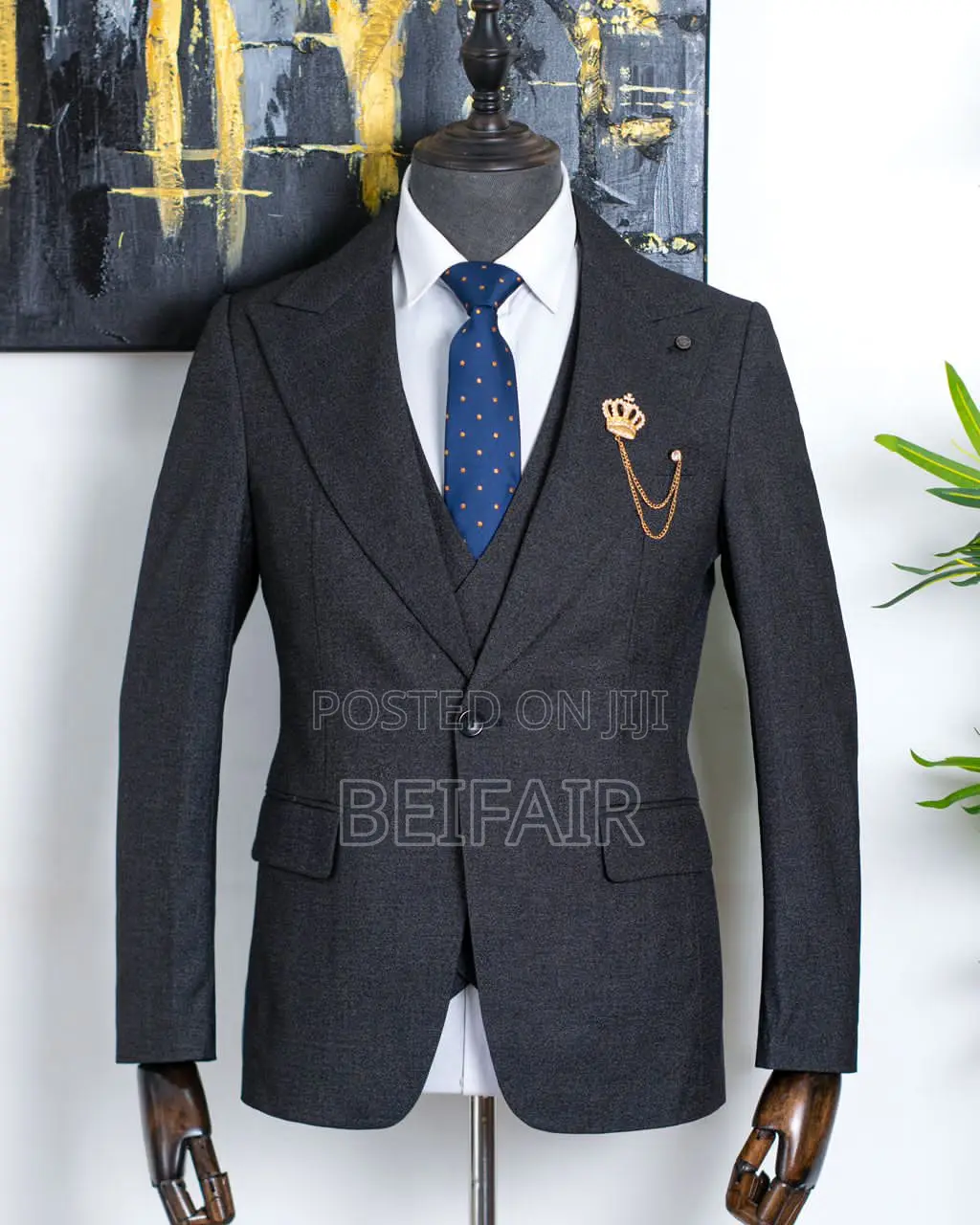 Dark Grey Men's Suits | Suti Za Kiume | Charcoal Grey