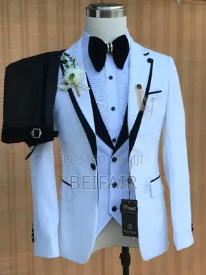 Suti Za Kiume | Men's Suits | Black and White